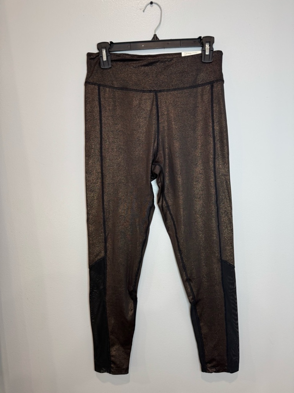 Xersion Performance Legging Mid-rise-fitted Jet Black Glitter Medium-Women's-NWT